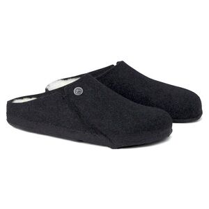 Birkenstock Unisex Sandals ZERMATT SHEARLING - ANTHRACITE -WOOL Size 40 (9-9.5)